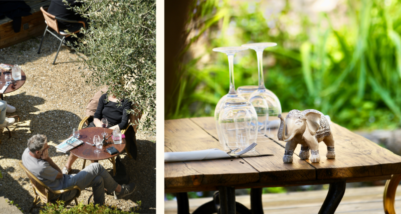 Le restaurant - Carnets de voyage - Lorgues - manger a LORGUES